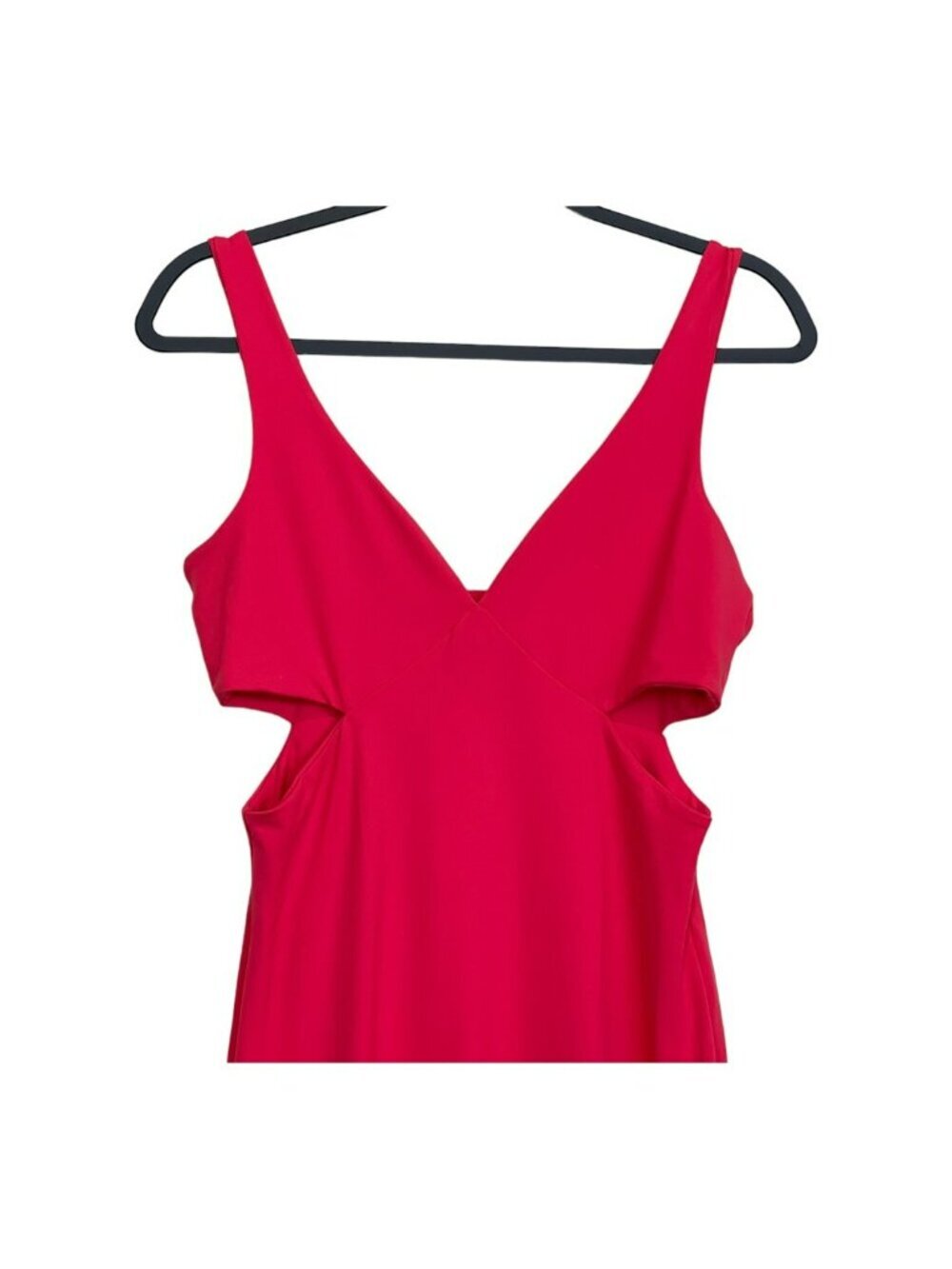 Susana Monaco Side Cut Out Watermelon Maxi Dress Size Medium NWT - Picture 5 of 8